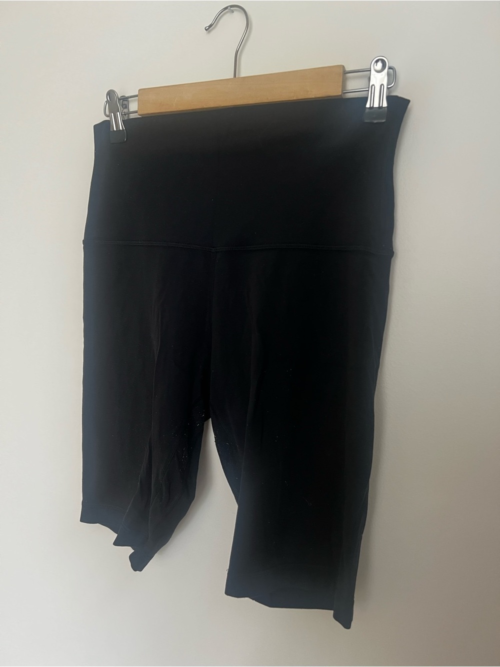 10 inch Lululemon Align Black Biker Shorts